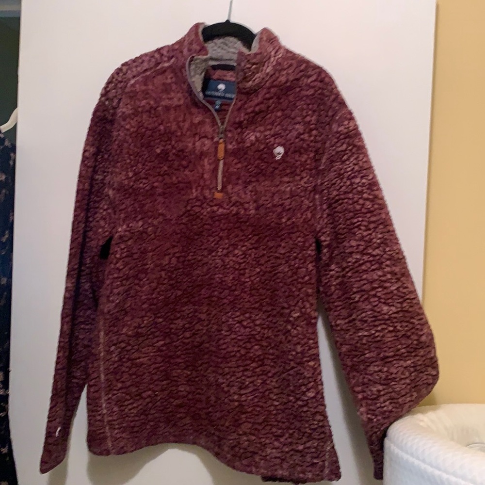 Comfortable light purple sweatshirt type top